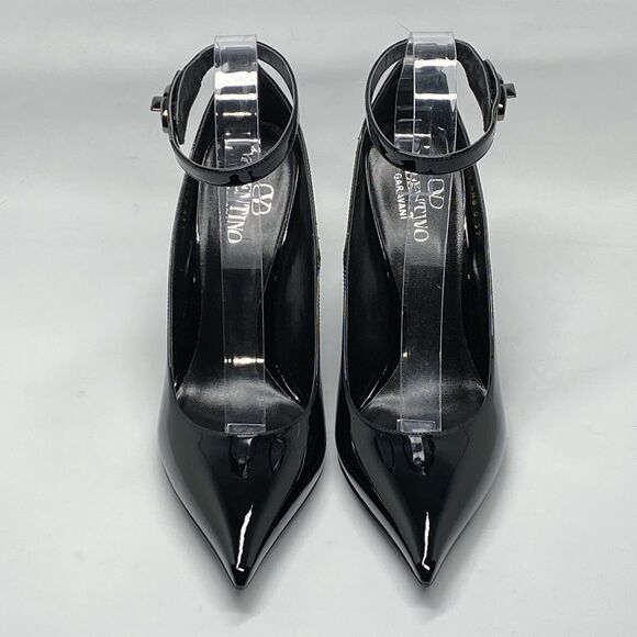 Valentino Garavani V Logo 105 Lockette Wedge Pump size 39 - Picture 6 of 16